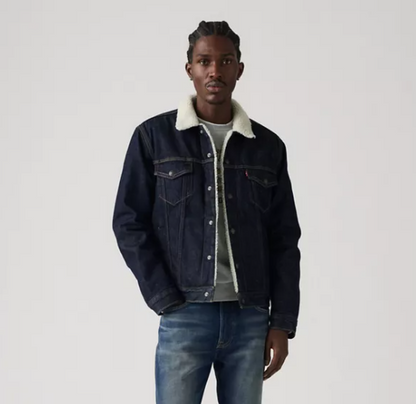 Levi's® Type 3 Sherpa Trucker Jacket - Rinse It Out Sherpa-16365-0285