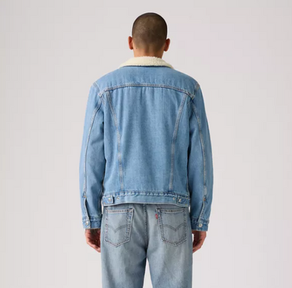 Levi's® Type 3 Sherpa Trucker Jacket - Light Stonewash Sherpa-16365-0287