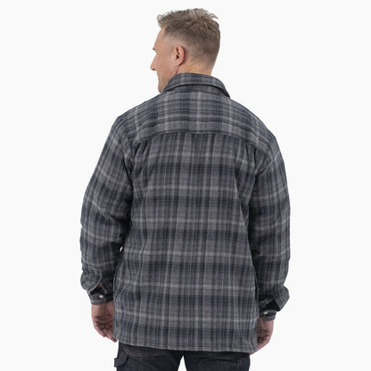 Dickies Water Repellent Fleece Lined Flannel Shirt Jacket