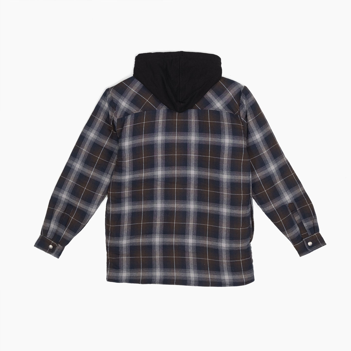 Dickies Water Repellent Fleece Hooded Flannel Shirt Jacket