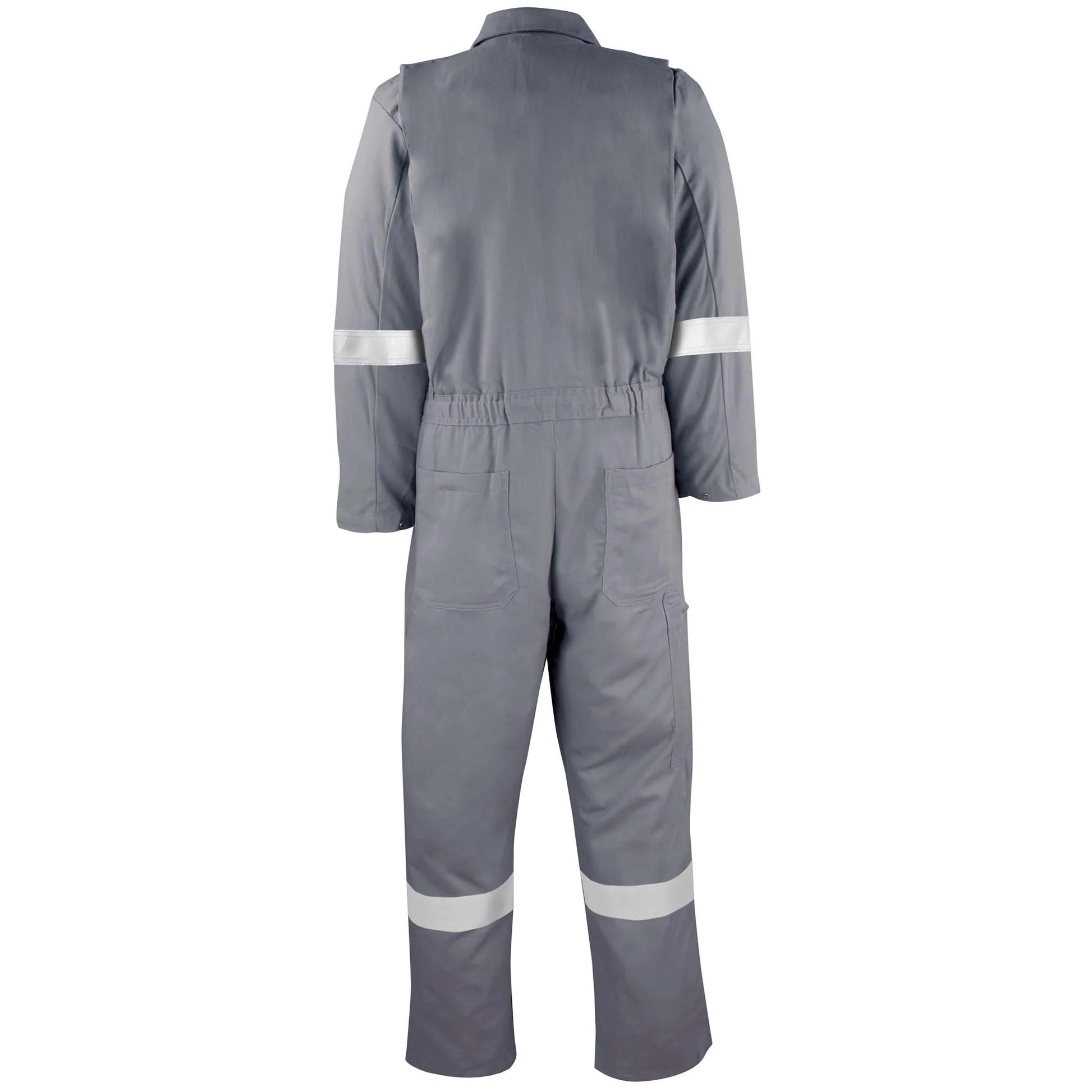 Big Bill  Flame Resistant High Visibility  Industrial Coverall with Reflective Material 7 oz - Gray -TX1308US7 - Basics Clothing Store