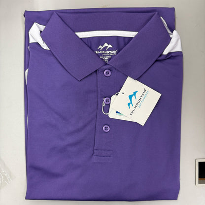 Tri-Mountain Performance Pocketless Polos, Clearance