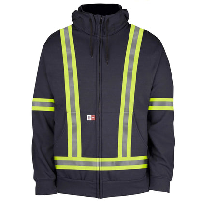 Big Bill Wind Resistant Flame Resistant Sweatshirt -VT27WP12 -Navy