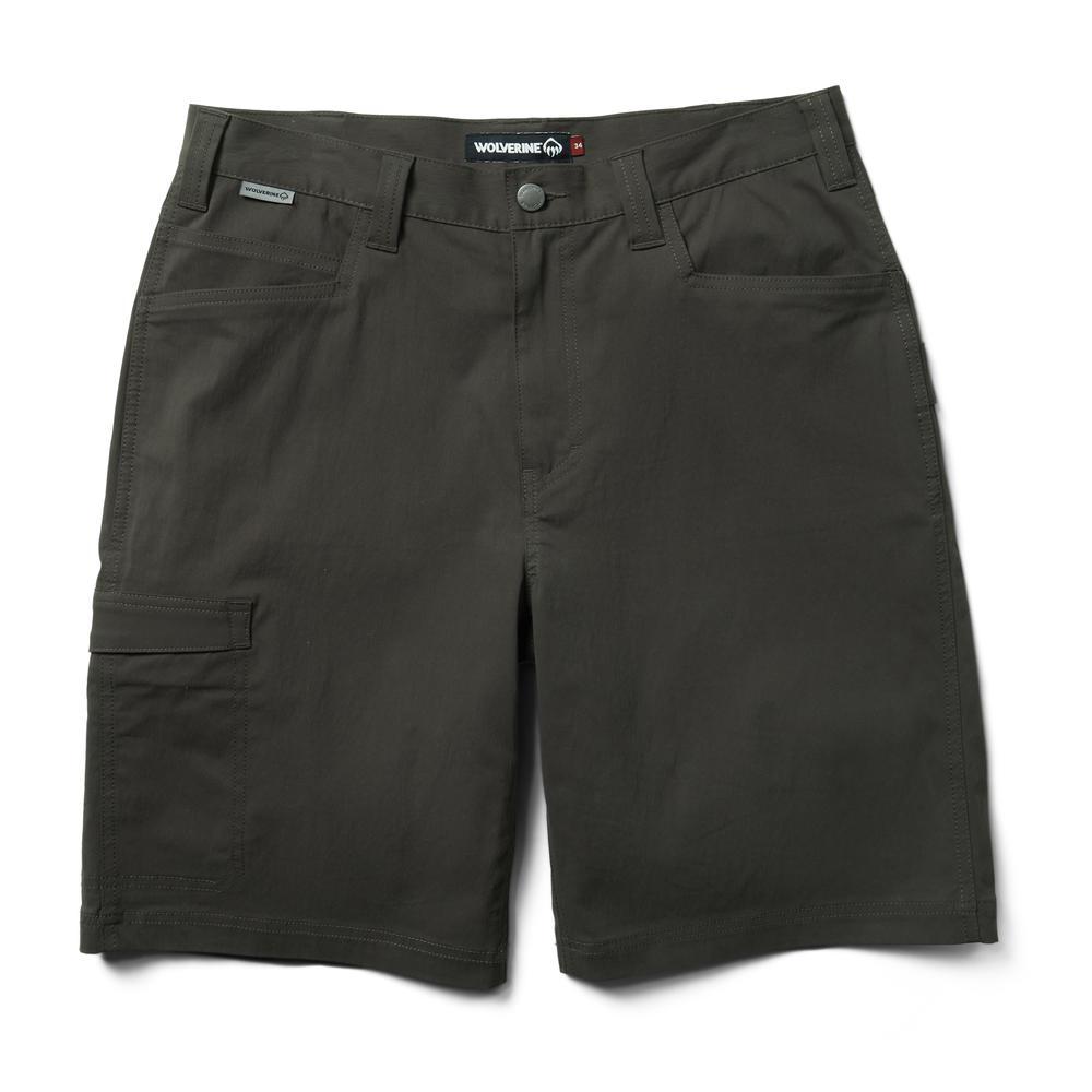 Wolverine CARBUR 10'' QUICK DRY STRETCH SHORT - CHARCOAL