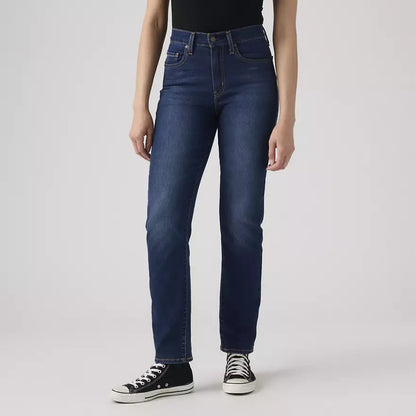 Levi's 724 High Rise Women's Slim Straight Jeans - Chelsea Carbon Glow 18883-0304