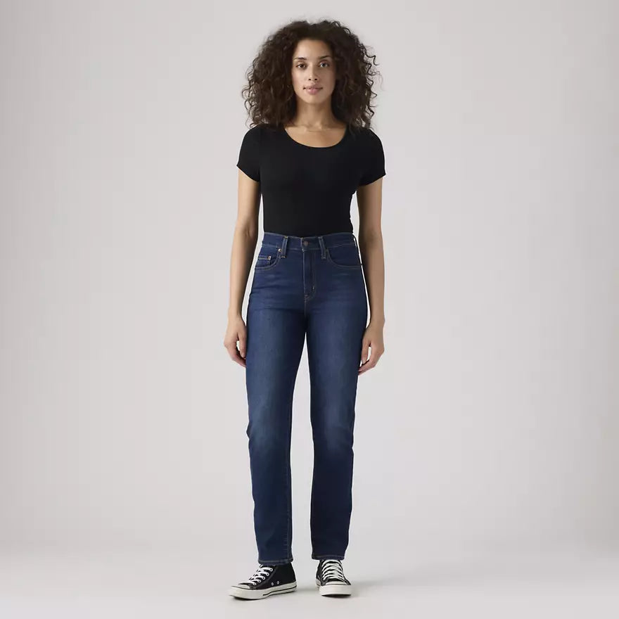 Levi's 724 High Rise Women's Slim Straight Jeans - Chelsea Carbon Glow 18883-0304