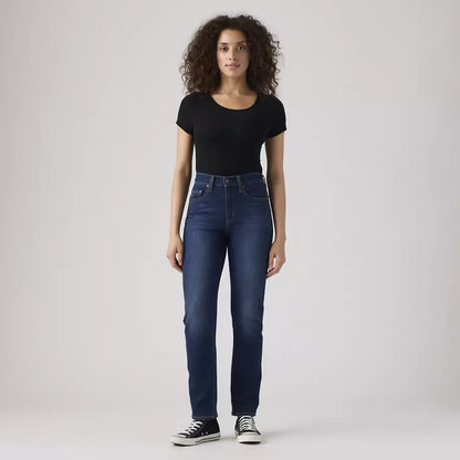 Levi's 724 High Rise Women's Slim Straight Jeans - Chelsea Carbon Glow 18883-0304