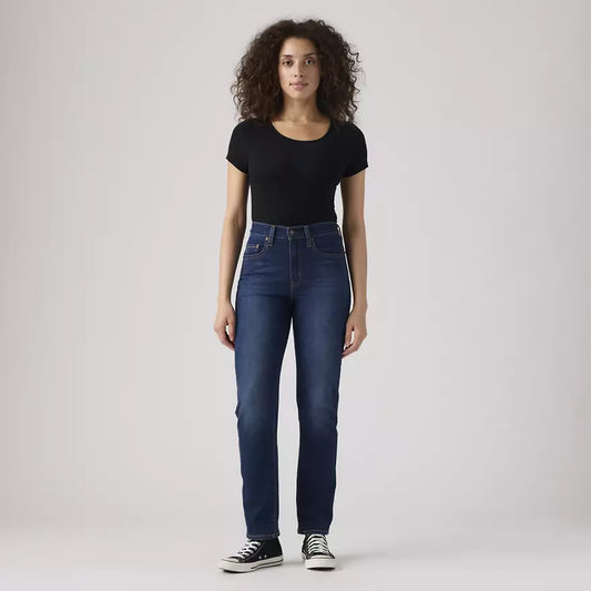 Levi's 724 High Rise Women's Slim Straight Jeans - Chelsea Carbon Glow 18883-0304