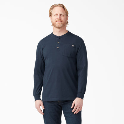 Dickies Heavyweight Long Sleeve Henley T-Shirt