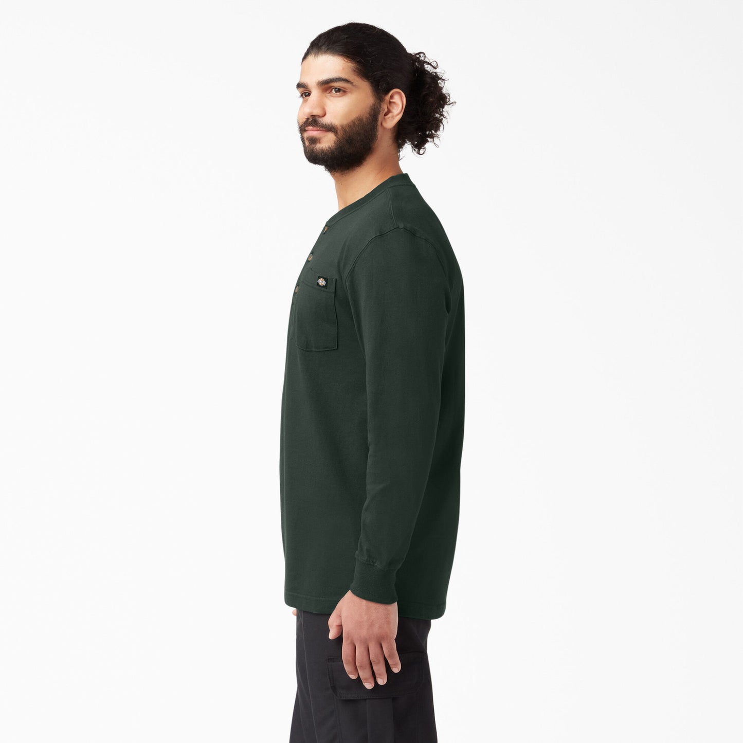 Dickies Heavyweight Long Sleeve Henley T-Shirt