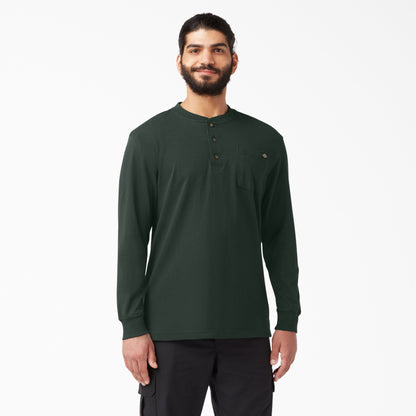 Dickies Heavyweight Long Sleeve Henley T-Shirt