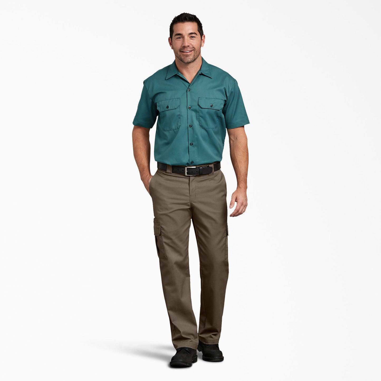 Dickies FLEX Regular Fit Cargo Pants - Mushroom