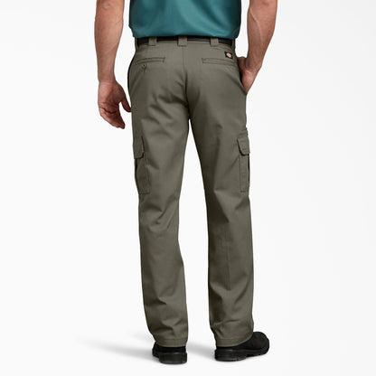 Dickies FLEX Regular Fit Cargo Pants - Moss Green