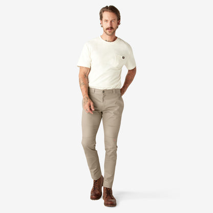 Dickies Skinny Fit Double Knee Work Pants - Desert Sand