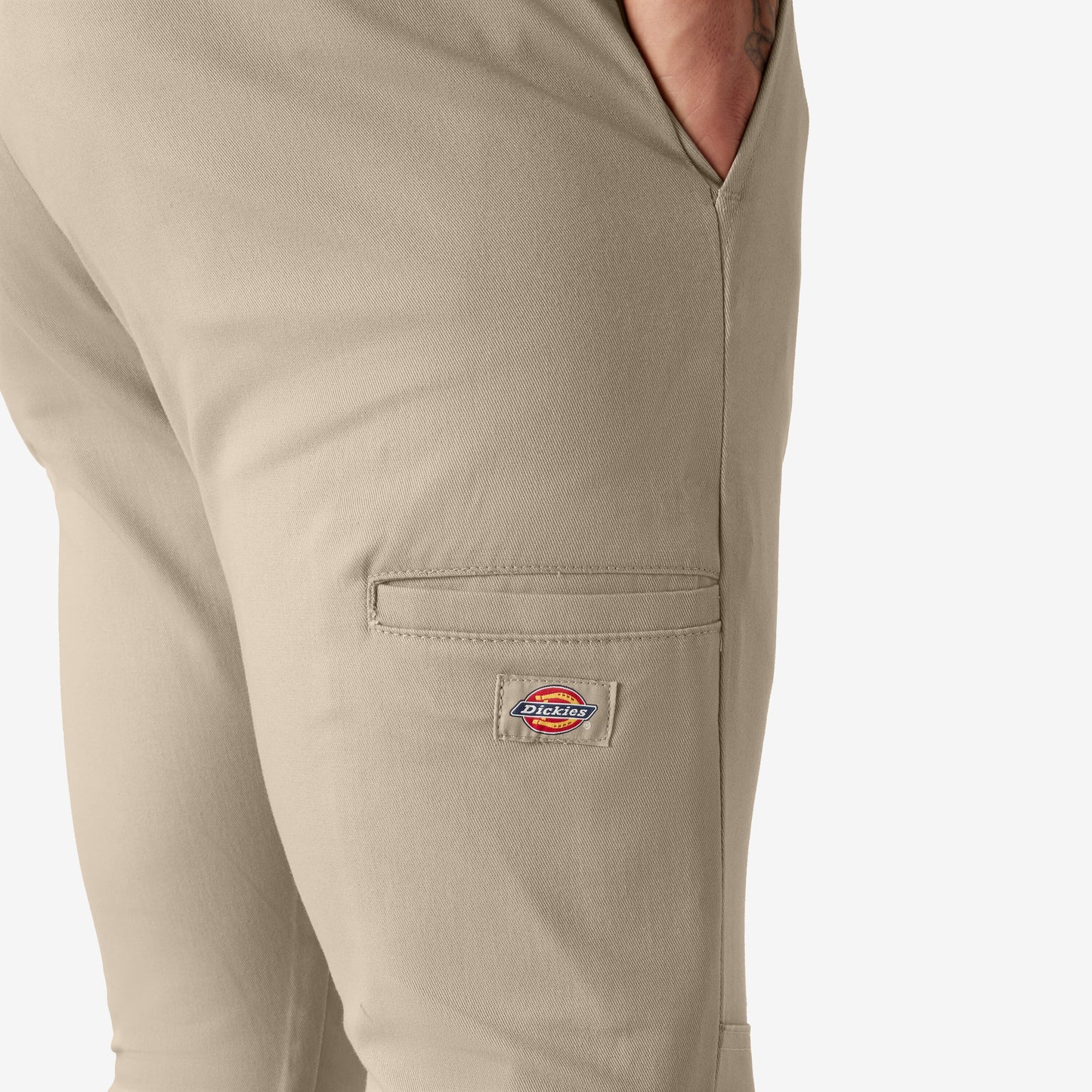 Dickies Skinny Fit Double Knee Work Pants - Desert Sand