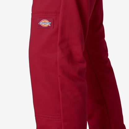 Dickies Skinny Fit Double Knee Work Pants - English Red