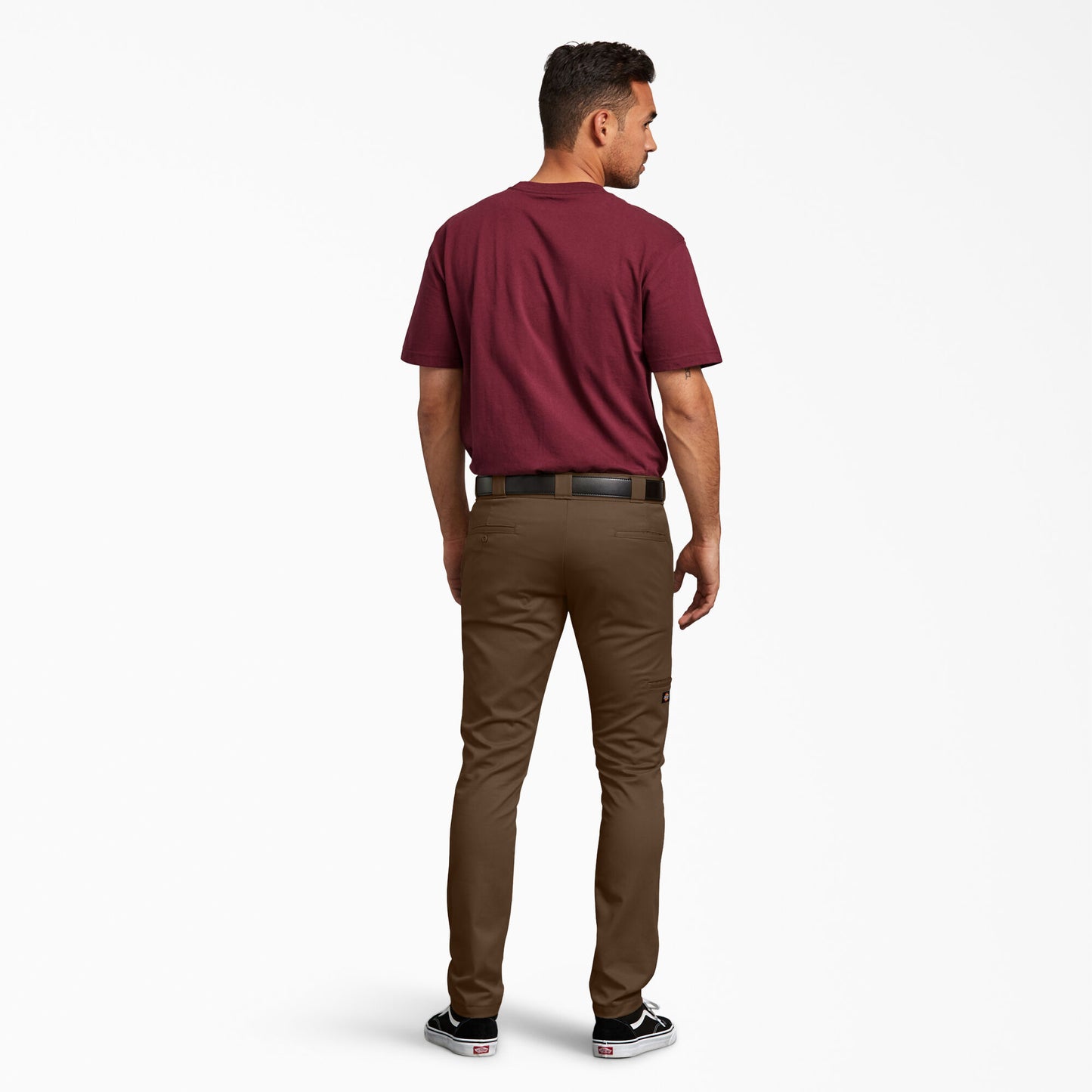 Dickies Skinny Fit Double Knee Work Pants - Timber Brown