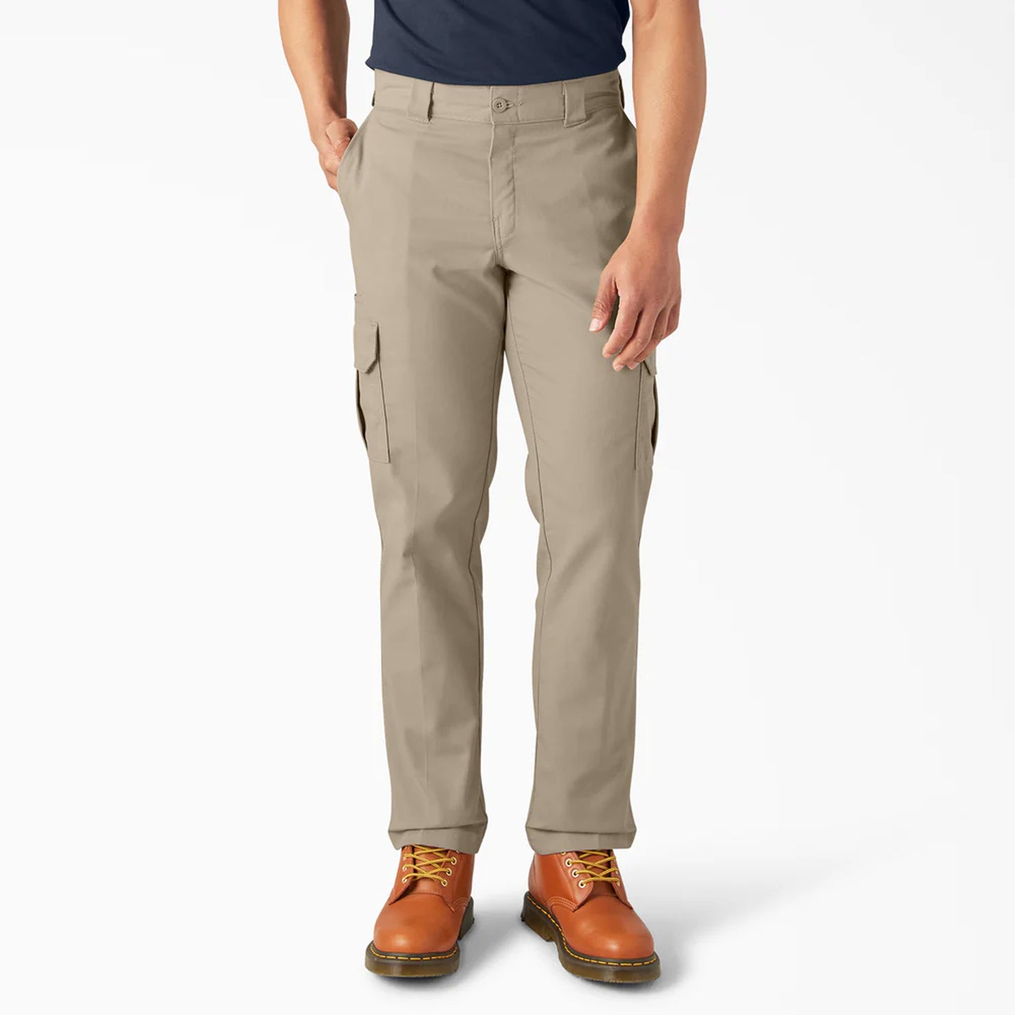 Dickies FLEX Regular Fit Cargo Pants, Desert Sand, 44 x 30, Clearance