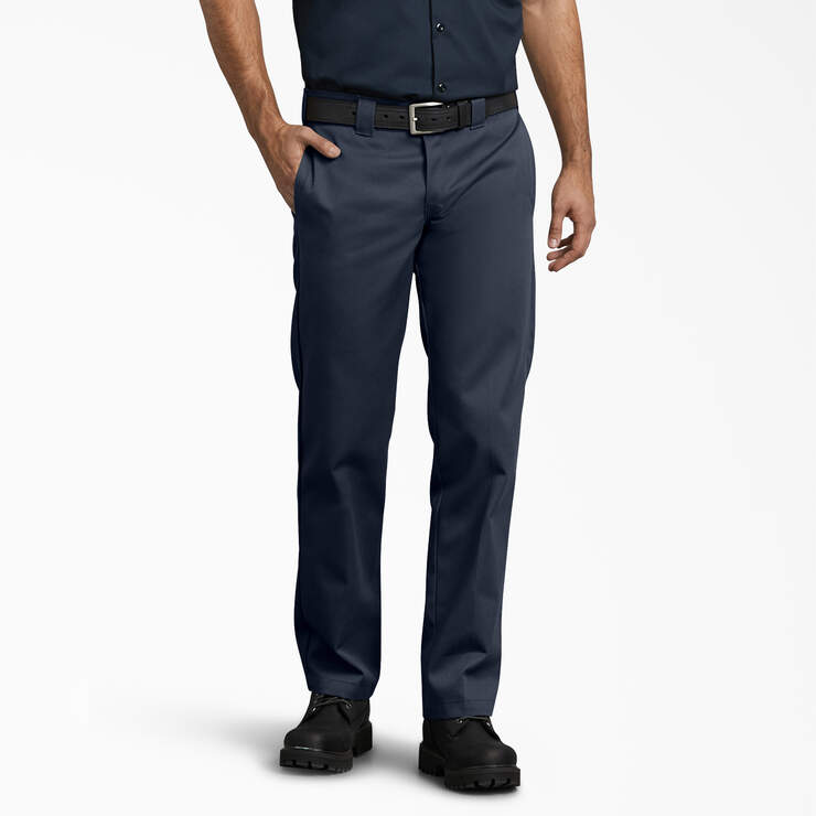 Dickies 873 Slim Fit Work Pants, Dark Navy, 33W x 30L, Clearance