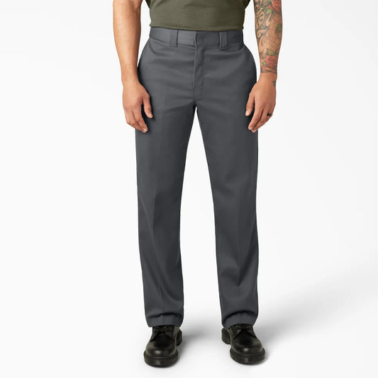 Dickies Relaxed Fit Work Pants, Charcoal, 44 x 32, Clearance