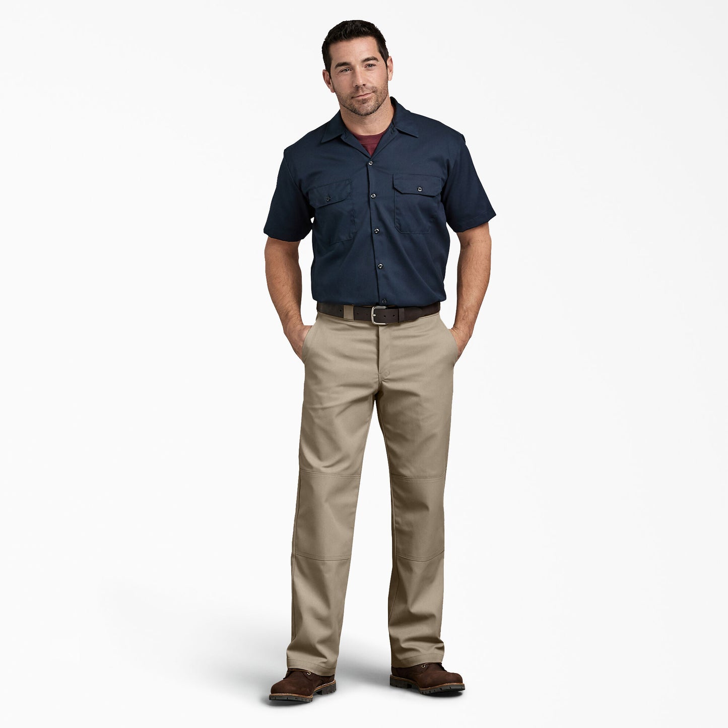 Dickies Men's Relaxed Fit Twill Double Knee Work Pant - WP899