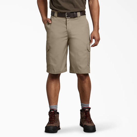 Dickies 11" Regular Fit Cargo Shorts, Desert Sand, 30W, Clearance
