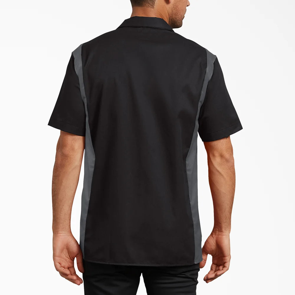 Dickies Two-Tone Short Sleeve Work Shirt- Black/English Red -DWS508 (Copy)