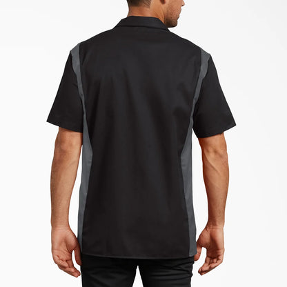 Dickies Two-Tone Short Sleeve Work Shirt- Black/English Red -DWS508 (Copy)