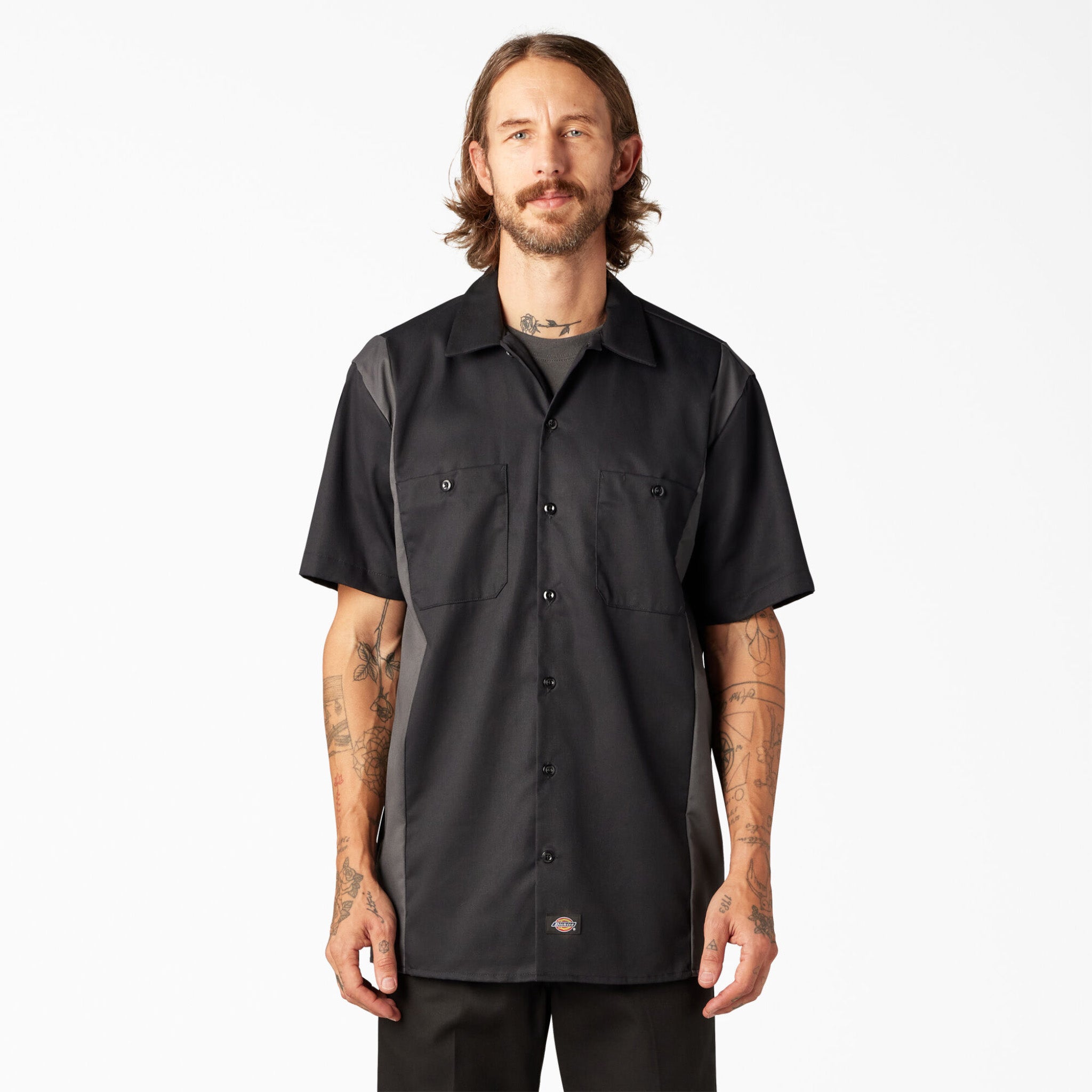 Dickies Two-Tone Short Sleeve Work Shirt (WS508) – Basics Clothing