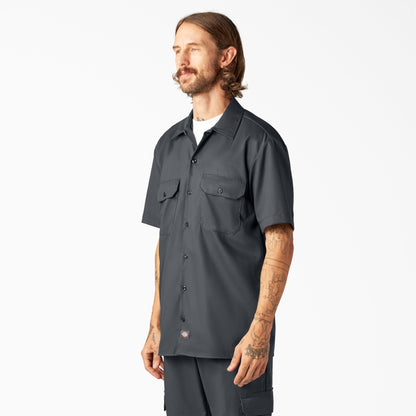 Camisa de trabajo de manga corta de corte relajado Dickies FLEX