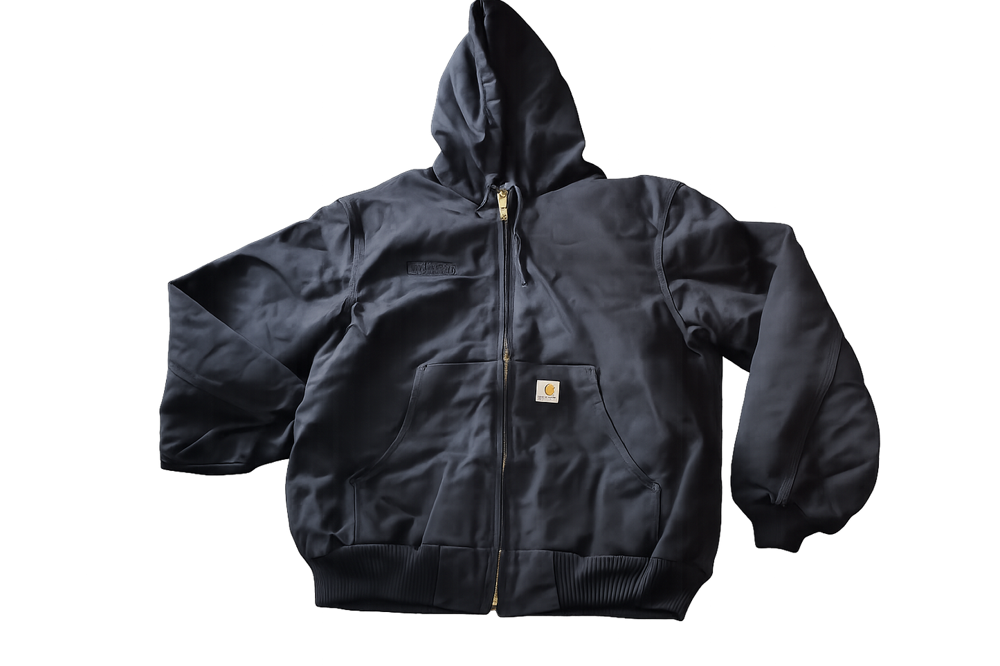 Carhartt Canvas Quilted Hooded Jacket Men 103940 (4X-Large - Clearance))