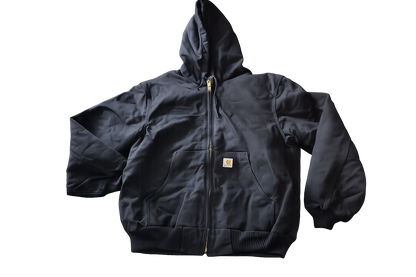 Carhartt Canvas Quilted Hooded Jacket Men 103940 (4X-Large - Clearance))