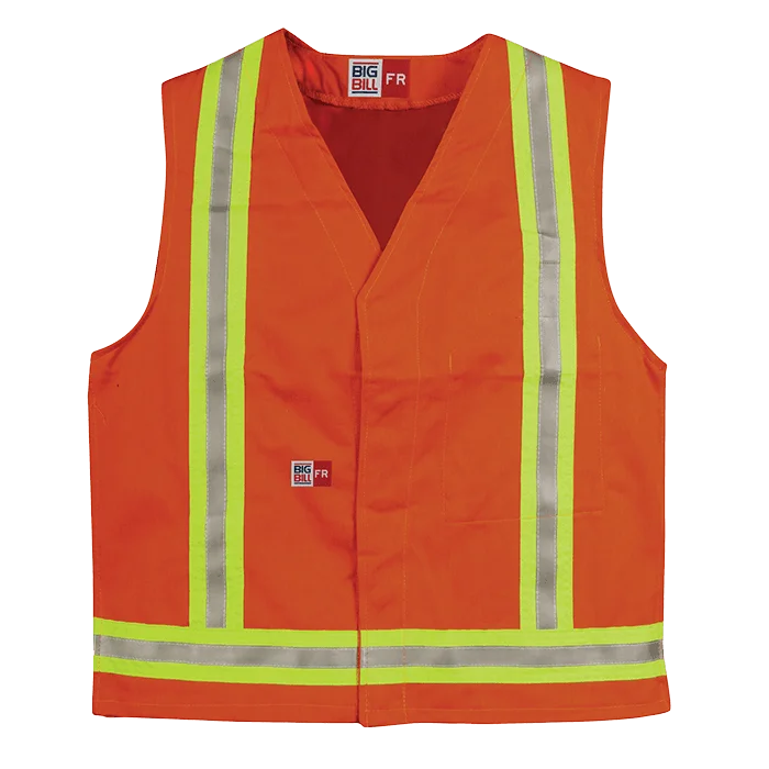 Big Bill Unlined Vest with Reflective Material