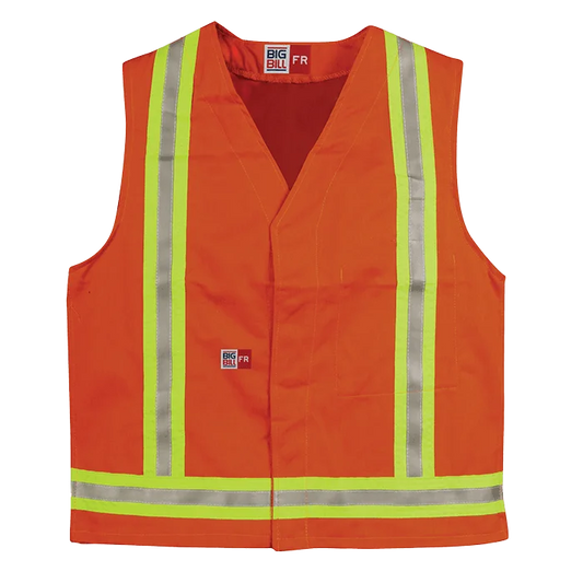 Big Bill Unlined Vest with Reflective Material