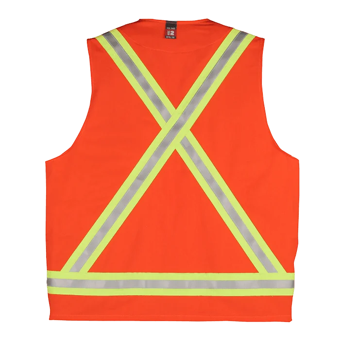 Big Bill Unlined Vest with Reflective Material