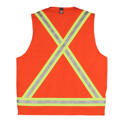 Big Bill Unlined Vest with Reflective Material