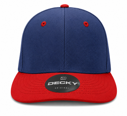 Decky 6 Panel Mid Profile Structured Acrylic/Polyester Cap #207