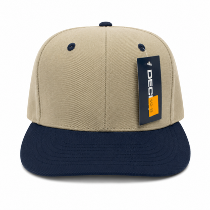 Decky 6 Panel Mid Profile Structured Acrylic/Polyester Cap #207