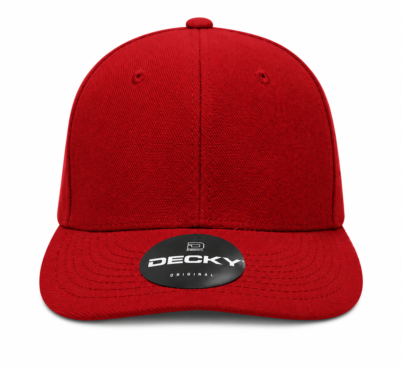 Decky 6 Panel Mid Profile Structured Acrylic/Polyester Cap #207