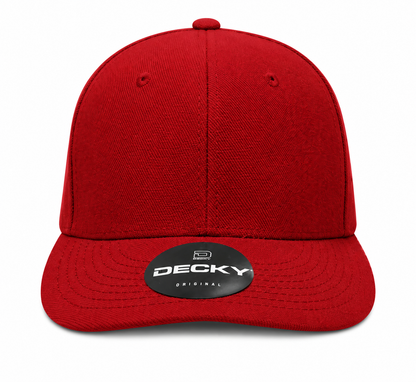 Decky 6 Panel Mid Profile Structured Acrylic/Polyester Cap #207