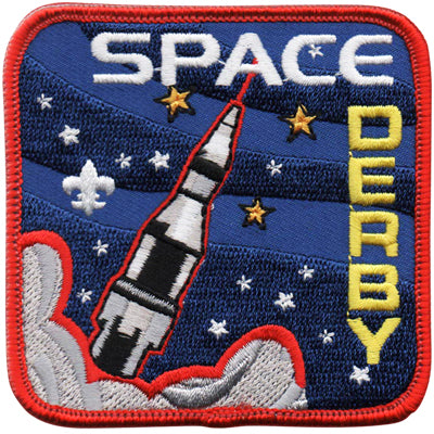 Space Derby (Rocket) Patch