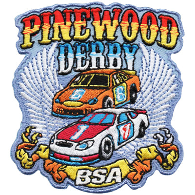 Pinewood Derby BSA Patch