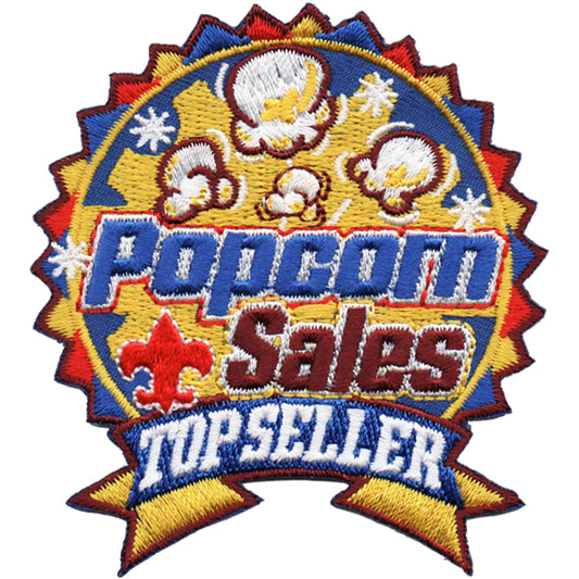 Popcorn Sales Top Seller Scouting America Patch - 0084