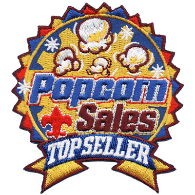 Popcorn Sales Top Seller Patch