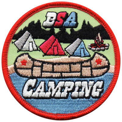 Camping BSA Patch