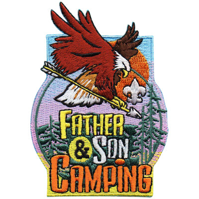 Father & Son Camping Patch