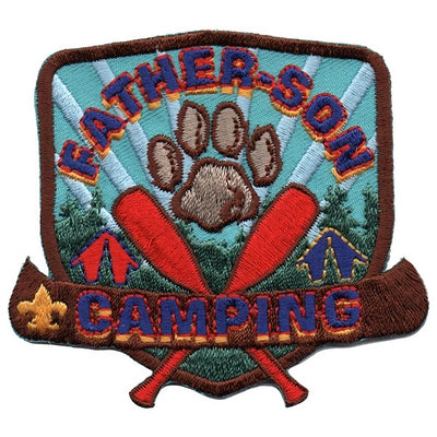 Father Son Camping Patch
