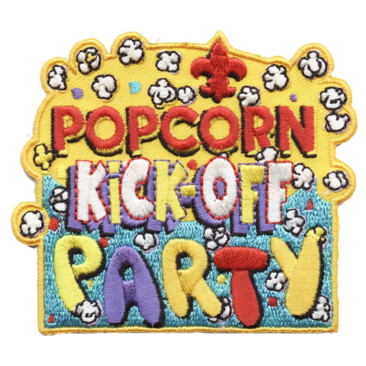 Popcorn Kick-Off Party Scouting America Patch - 0180