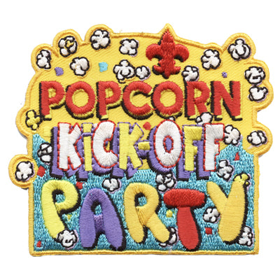 Popcorn Kick-Off Party Patch