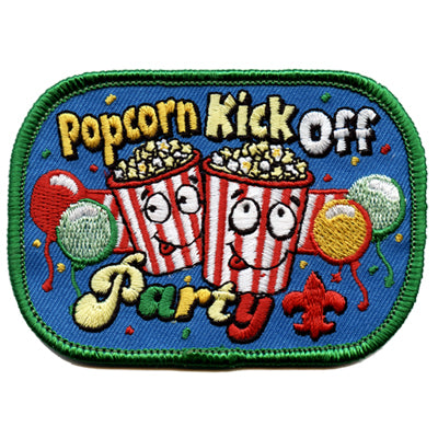 Popcorn Kick Off Party Patch